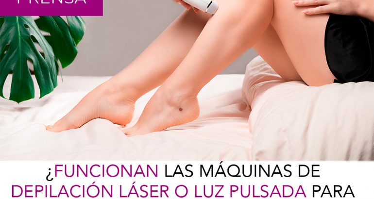 ¿Funcionan las máquinas de depilación láser o luz pulsada para usar en casa?