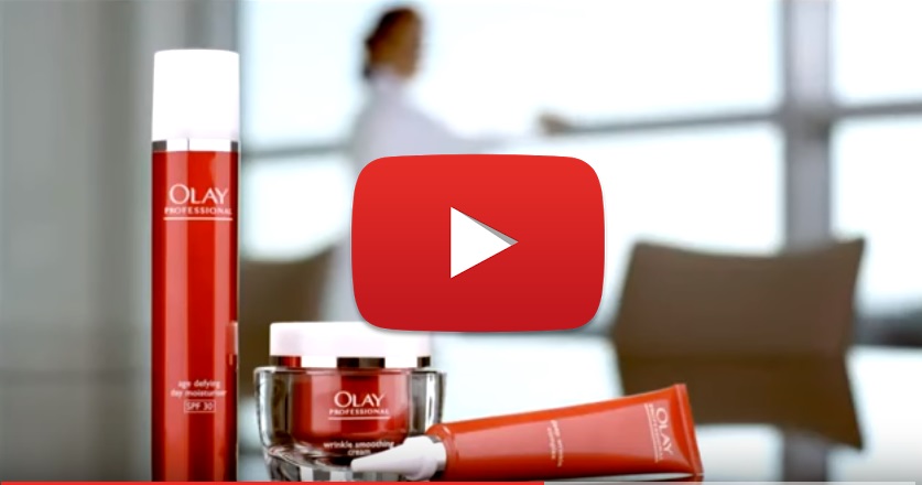 Video presentando la crema Olay profesional