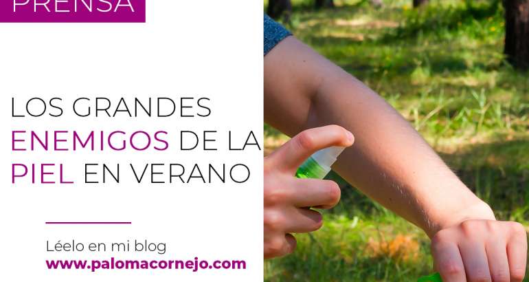 Los grandes enemigos de la piel en verano